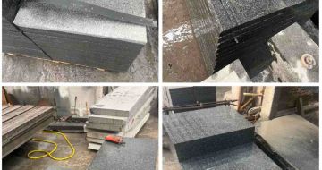 邵阳 芝麻黑地铺石材