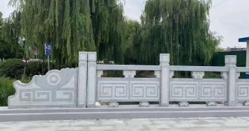 邵阳 芝麻灰桥栏杆、河道栏杆安装效果