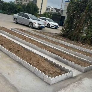 邵阳 花边石、花围石、花园石安装效果
