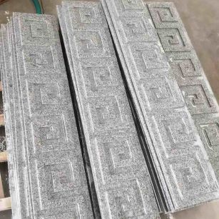 邵阳 别墅回纹线条，雕刻