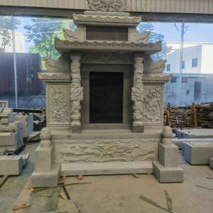 邵阳 芝麻灰高档墓碑、土墓，一套也支持定做