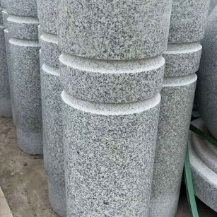 邵阳 芝麻白花岗岩挡车柱、隔离柱多少钱