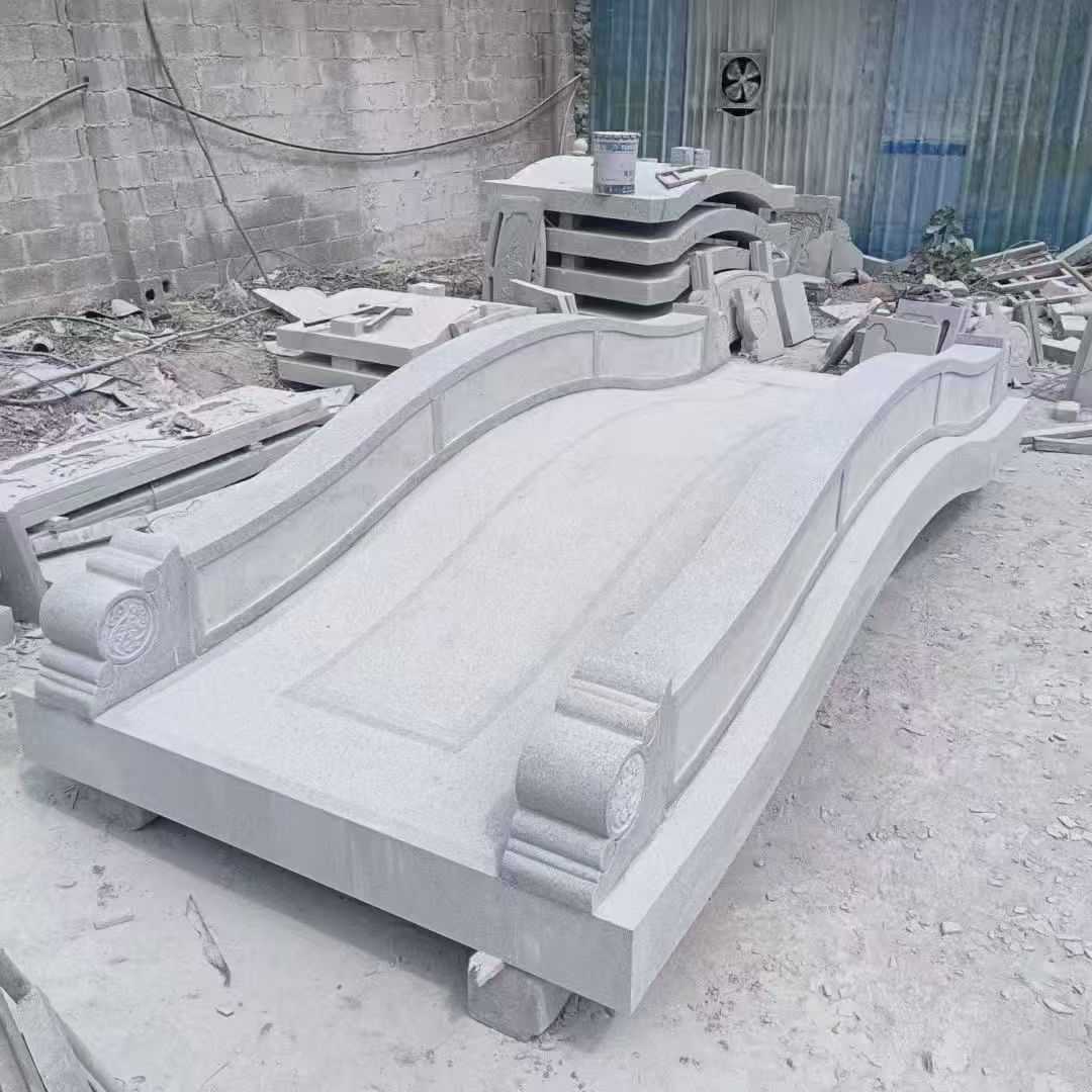 邵阳 芝麻灰花岗岩园林景观 小石桥