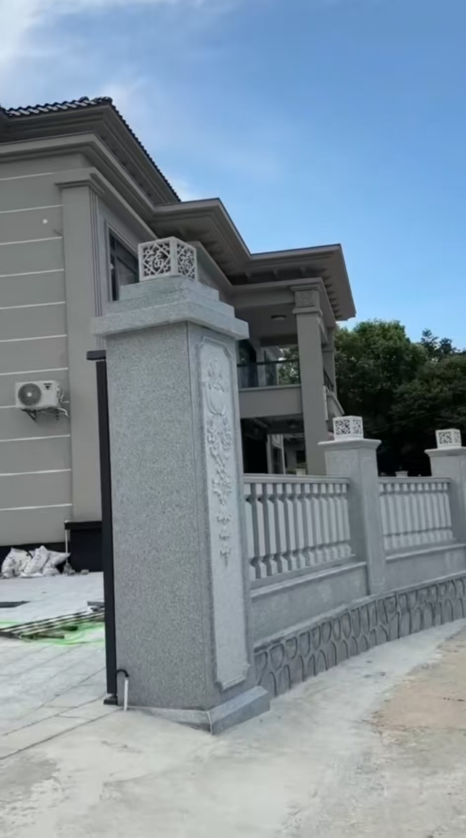邵阳 芝麻白别墅围墙栏杆，私人订制