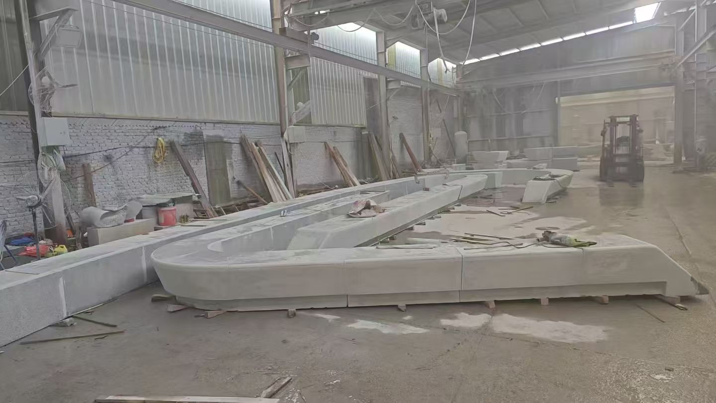 邵阳 花岗岩整石坐凳拼装