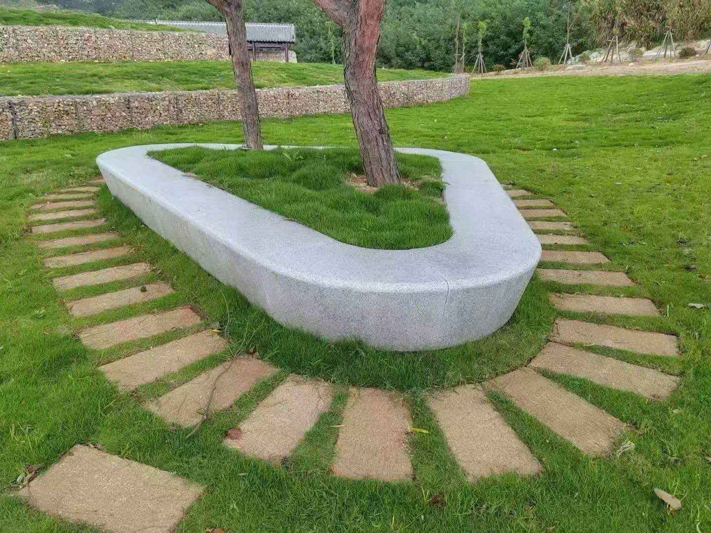 邵阳 芝麻白光面整石坐凳