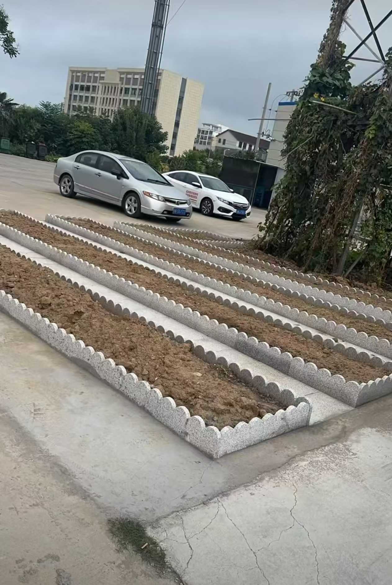 邵阳 花边石、花围石、花园石安装效果