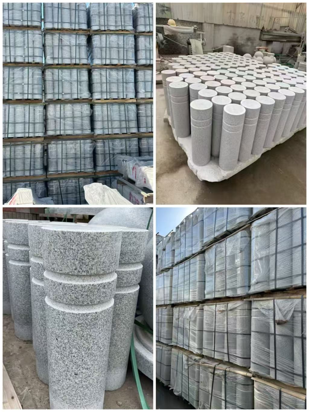 邵阳 芝麻白花岗岩挡车柱、隔离柱多少钱